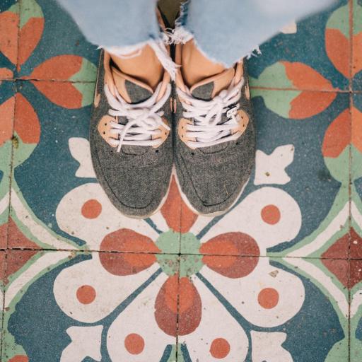 mozaiek schoenen